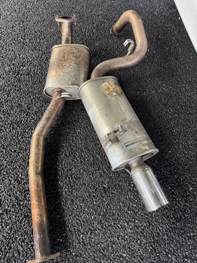 AE86 3ドア マフラー　デフ上60パイ