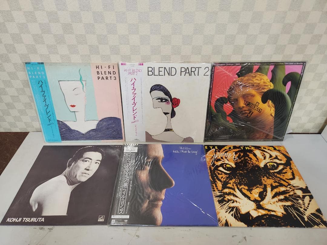 洋楽 邦楽 アニメ LPレコード 18枚セット 帯付き多数