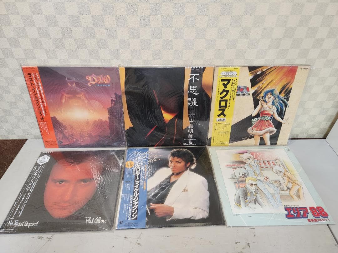 洋楽 邦楽 アニメ LPレコード 18枚セット 帯付き多数