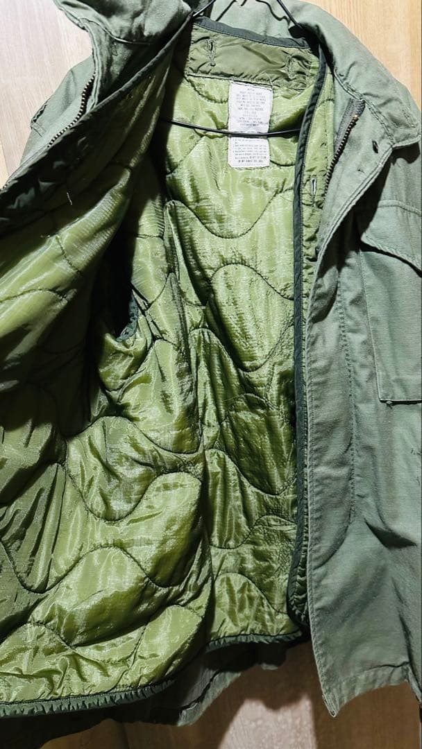 ALPHA M-65 フィールドジャケット Mサイズ 表記　大き目　オリーブ