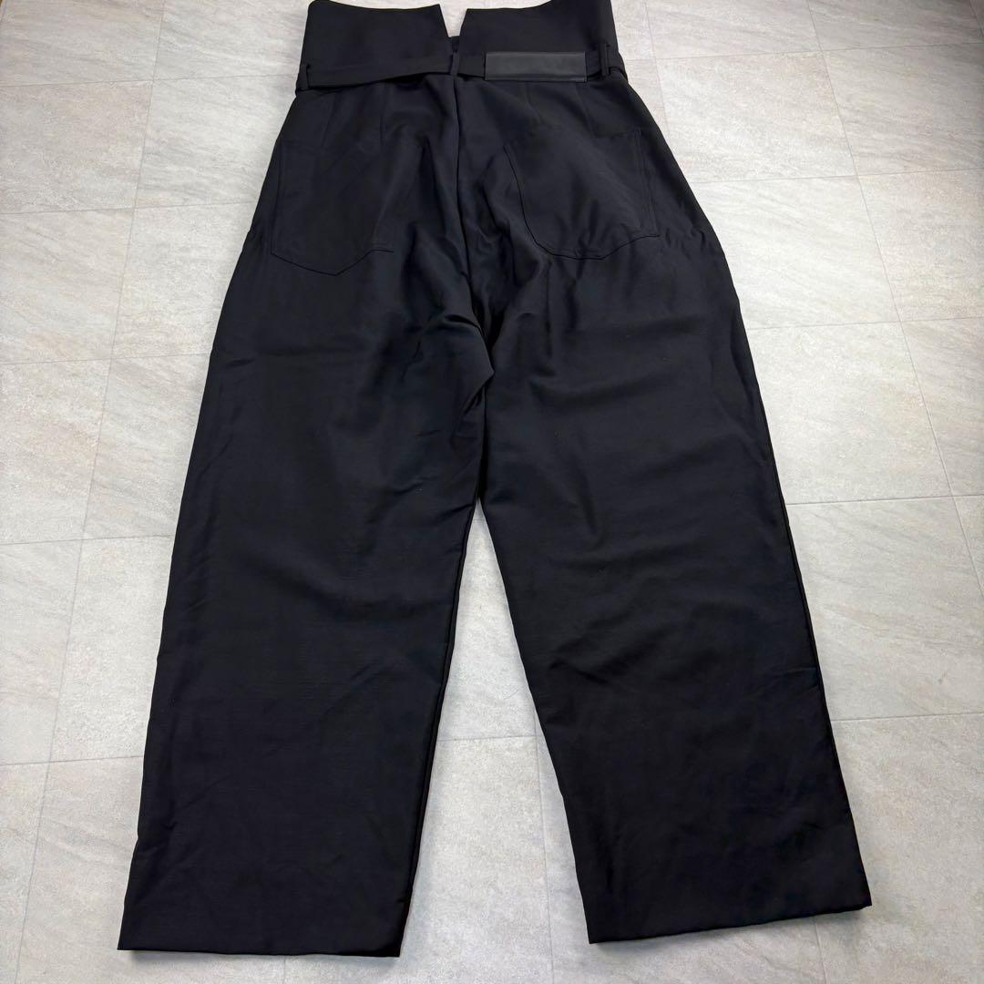 美品☆ LOEWE ロエベ　ハイウェスト　ワイドパンツ モヘア混 50 XL