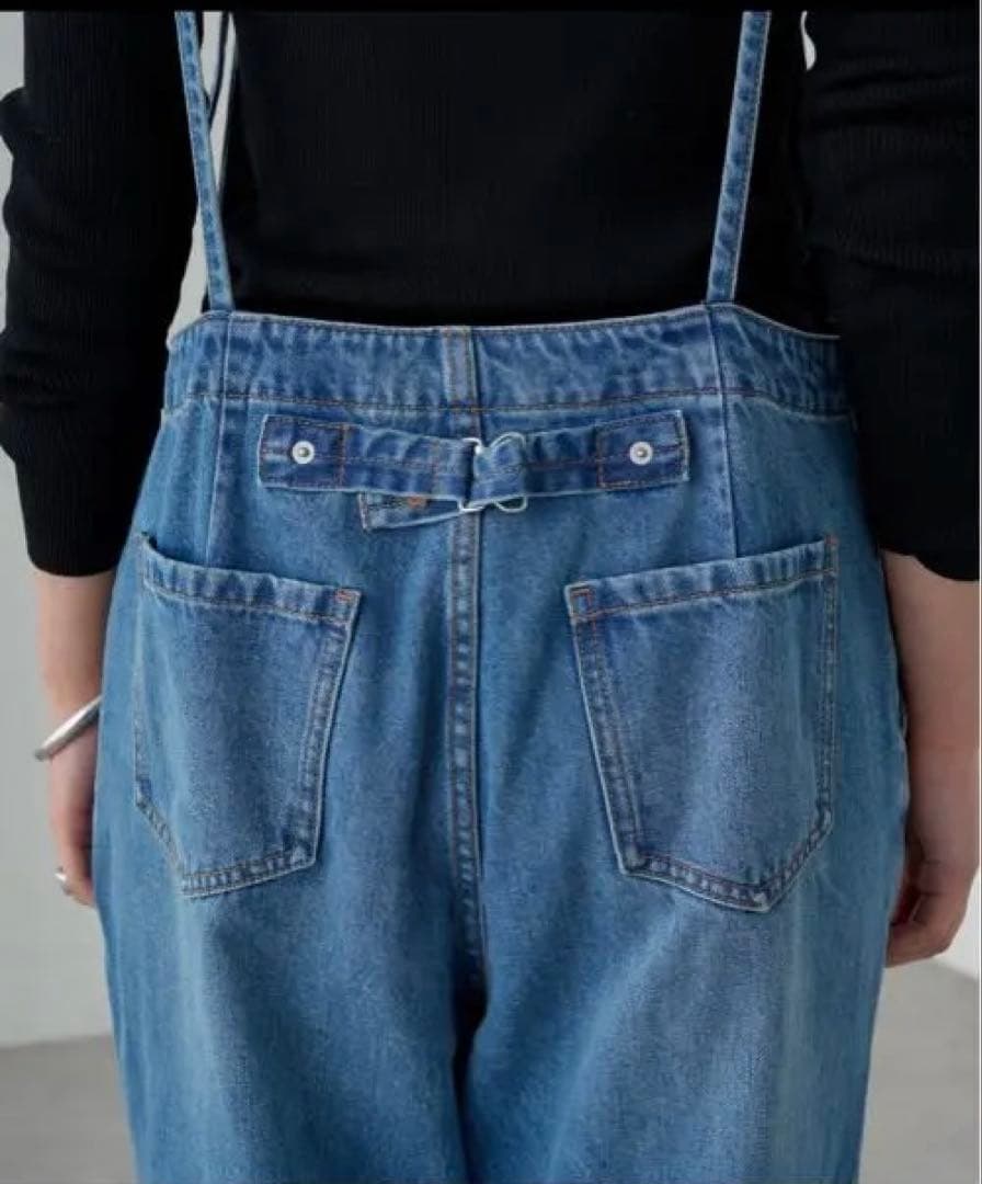 【新品タグ付き】デニムオールインワン