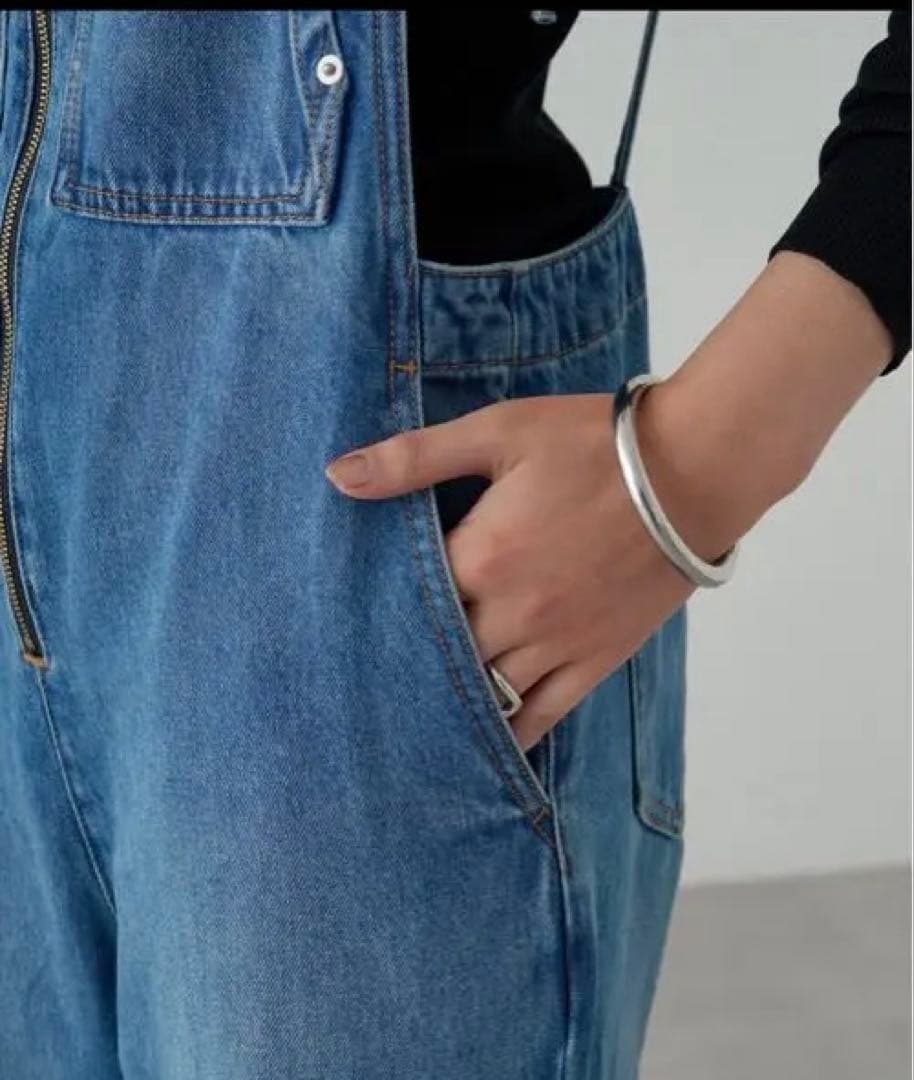 【新品タグ付き】デニムオールインワン