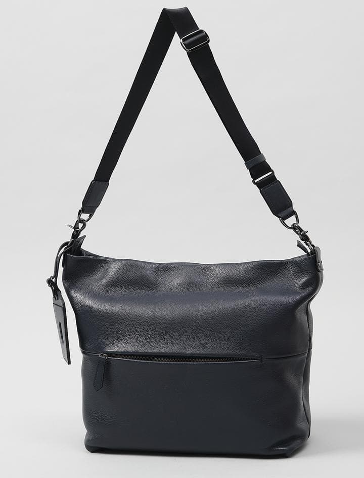 FACTELIERオリーブレザー2WAYショルダーバッグ(ブラック)