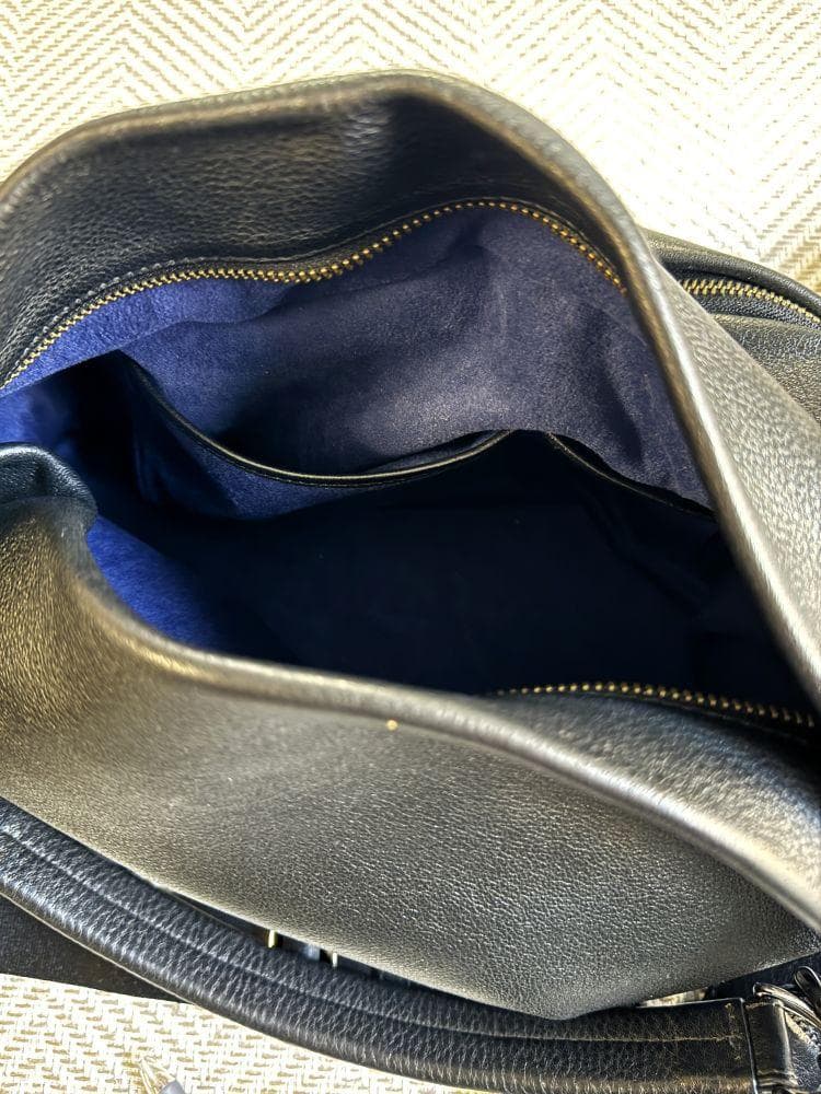 FACTELIERオリーブレザー2WAYショルダーバッグ(ブラック)