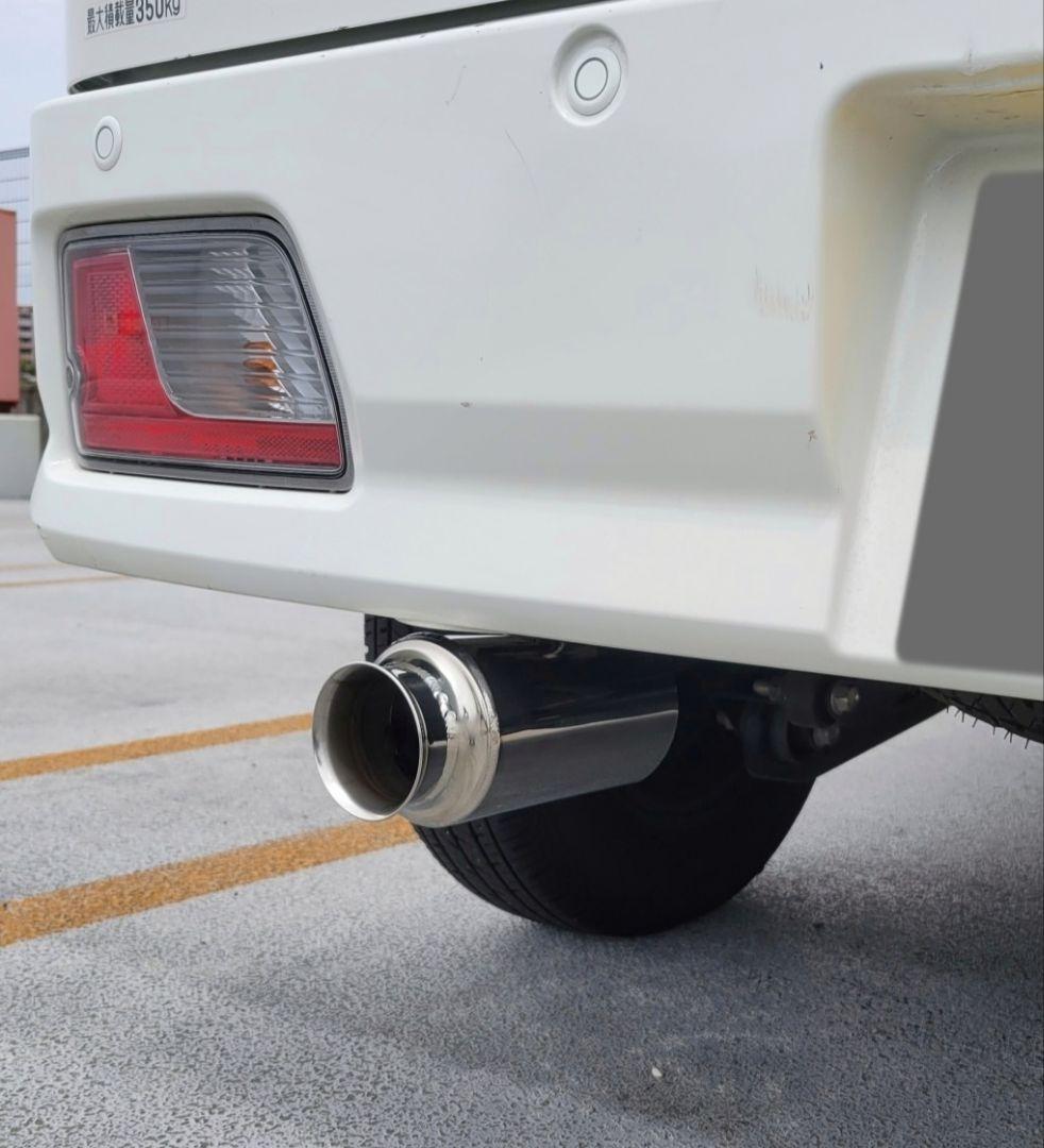 b.ハイゼットカーゴ(NA)アトレーS700VS710V用砲弾型マフラーカッター