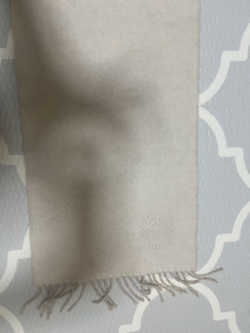 LOEWE マフラー ベージュ