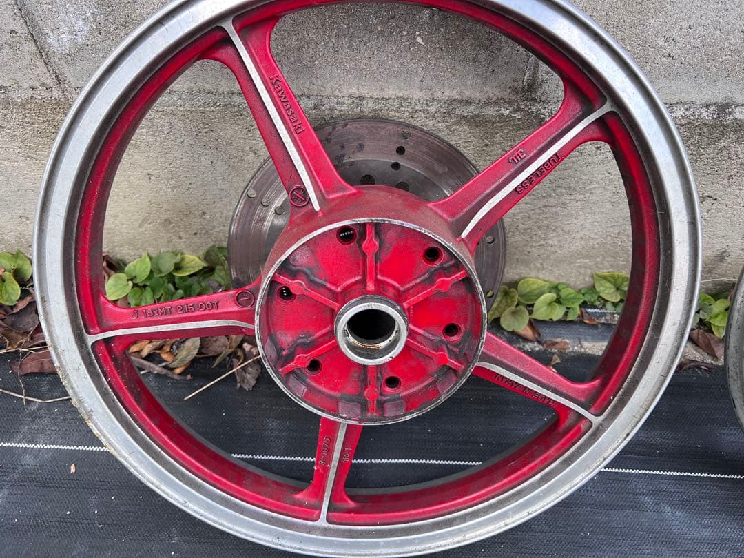 Z400GP KZ400M 純正ホイール