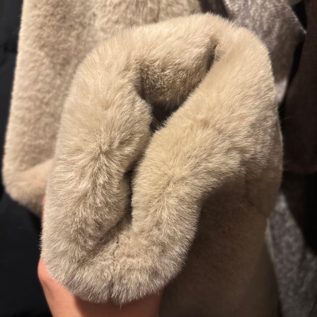 [TATRAS/タトラス] YUMORAフーデッドファーブルゾン 【極美品】