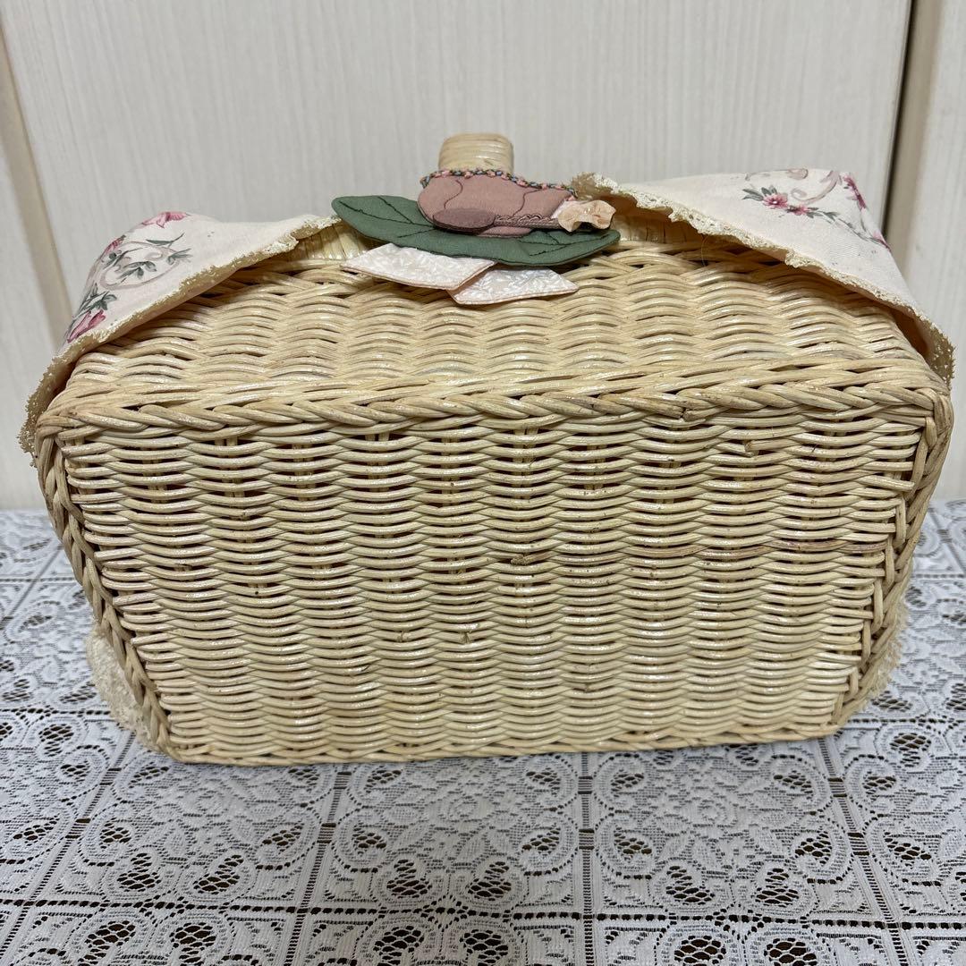 マニー　アルファベットフルールコラージュバスケット