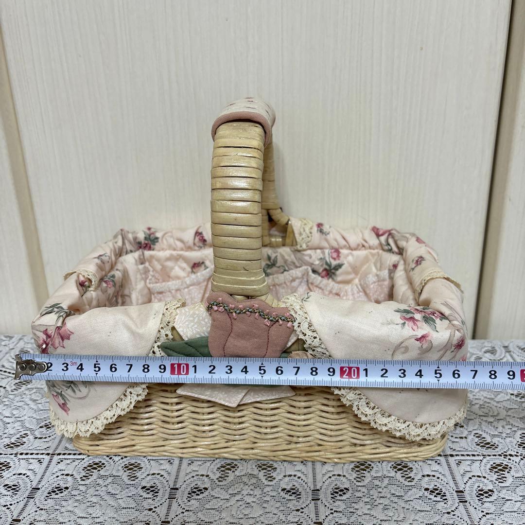 マニー　アルファベットフルールコラージュバスケット