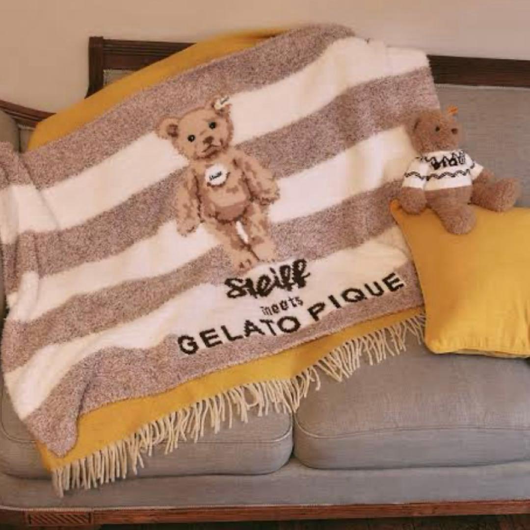 新品未使用タグ付き☆ジェラートピケブランケットシュタイフコラボJames
