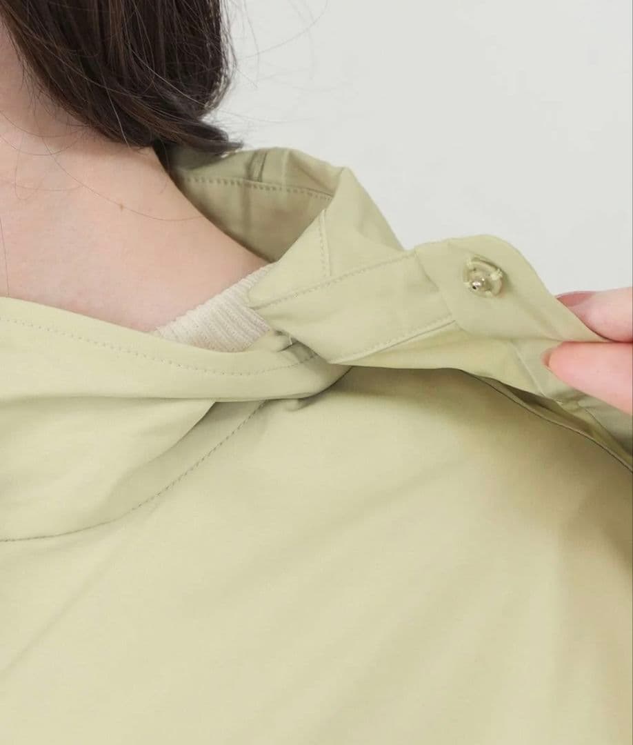 【新品】 アマカ《撥水・花粉防止》多機能コート（ブラックネイビー）サイズ３８