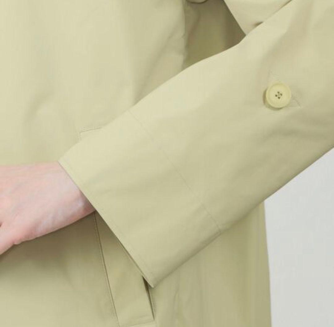 【新品】 アマカ《撥水・花粉防止》多機能コート（ブラックネイビー）サイズ３８