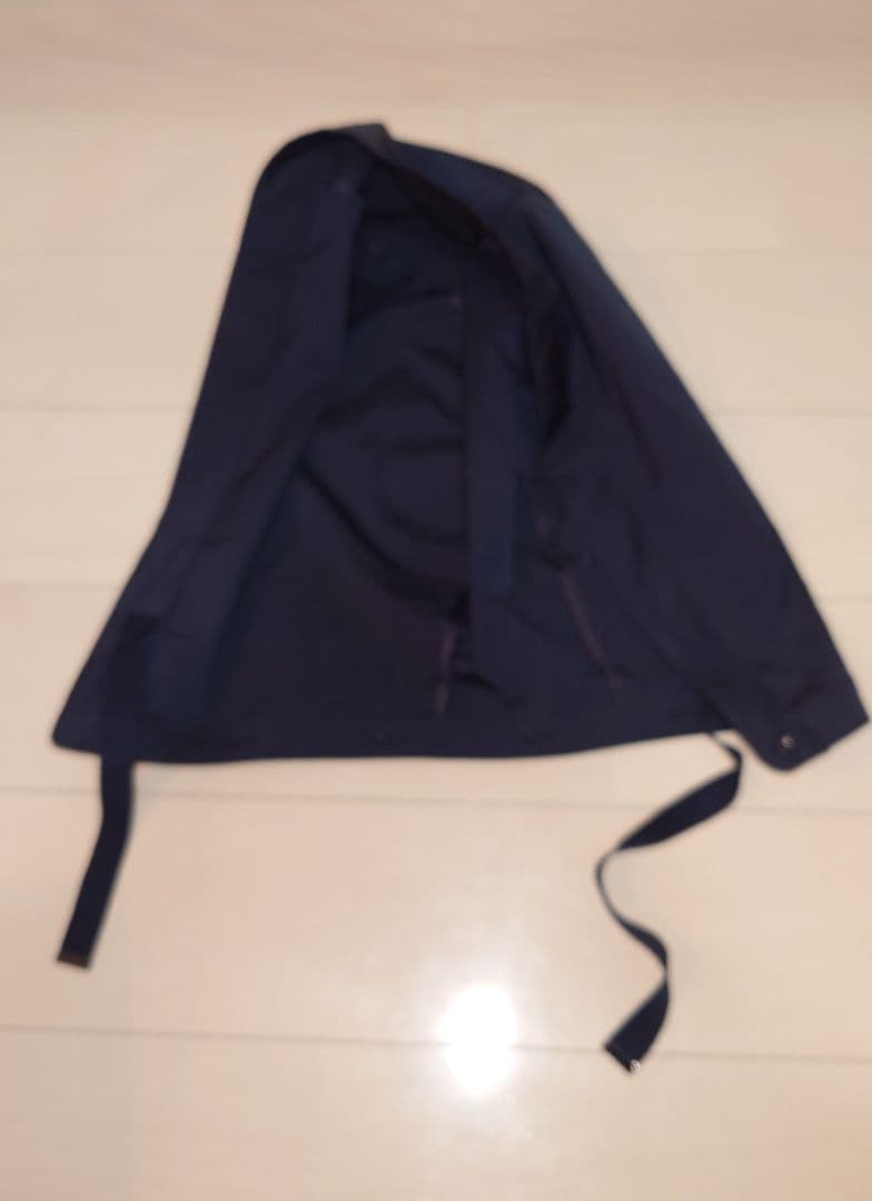 【新品】 アマカ《撥水・花粉防止》多機能コート（ブラックネイビー）サイズ３８