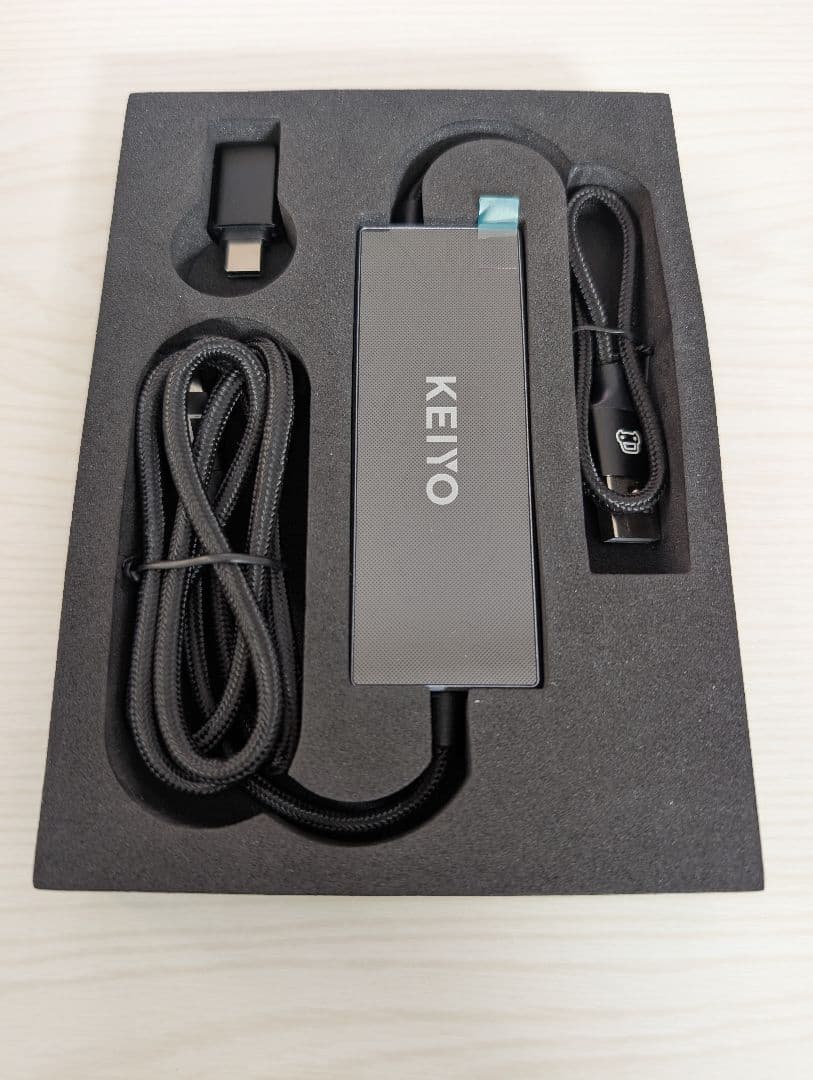 【美品】KEIYO APPミラータッチ カーアダプター AN-S155