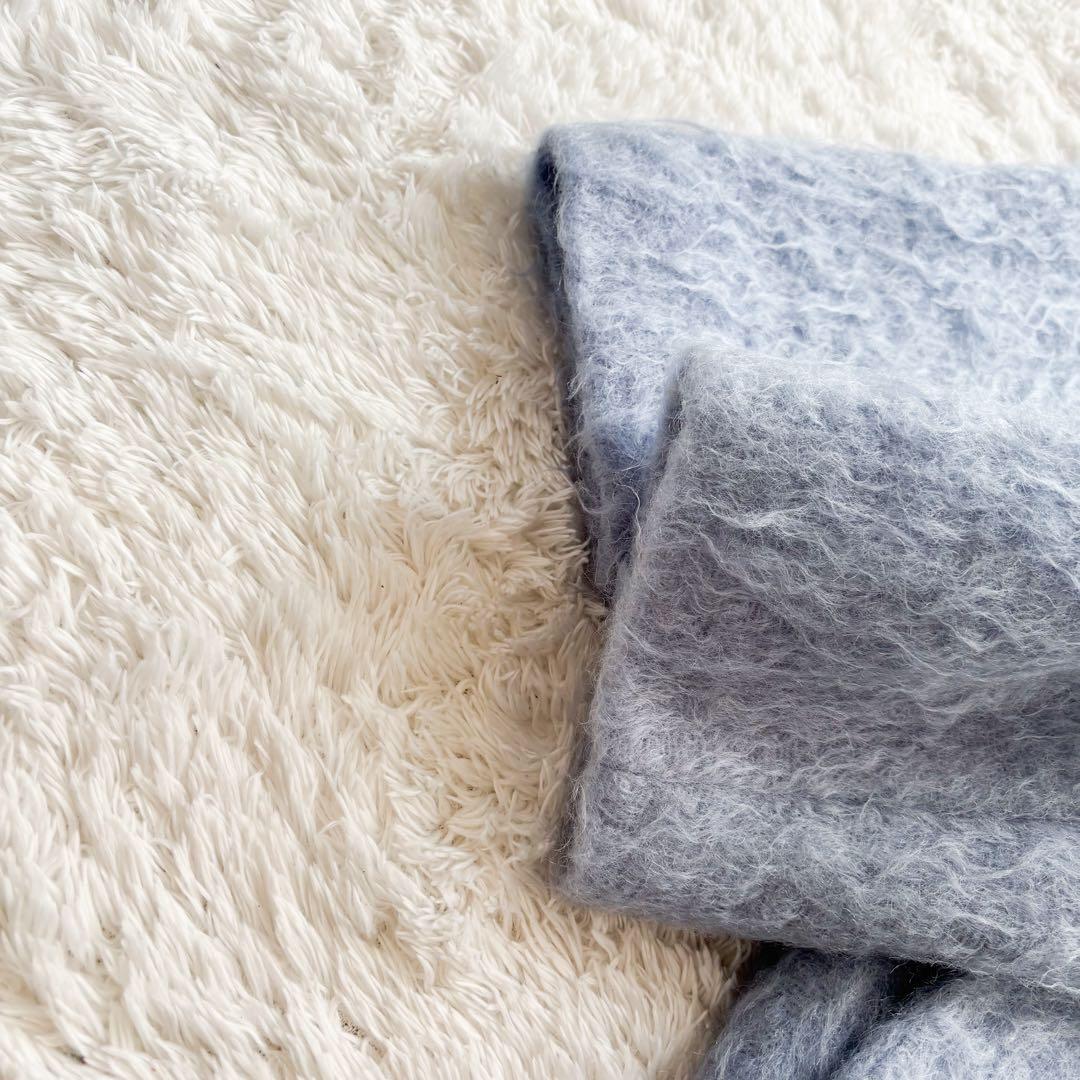 グレースコンチネンタル　シャギーロングコート　チェスターコート　ウール　モヘヤ