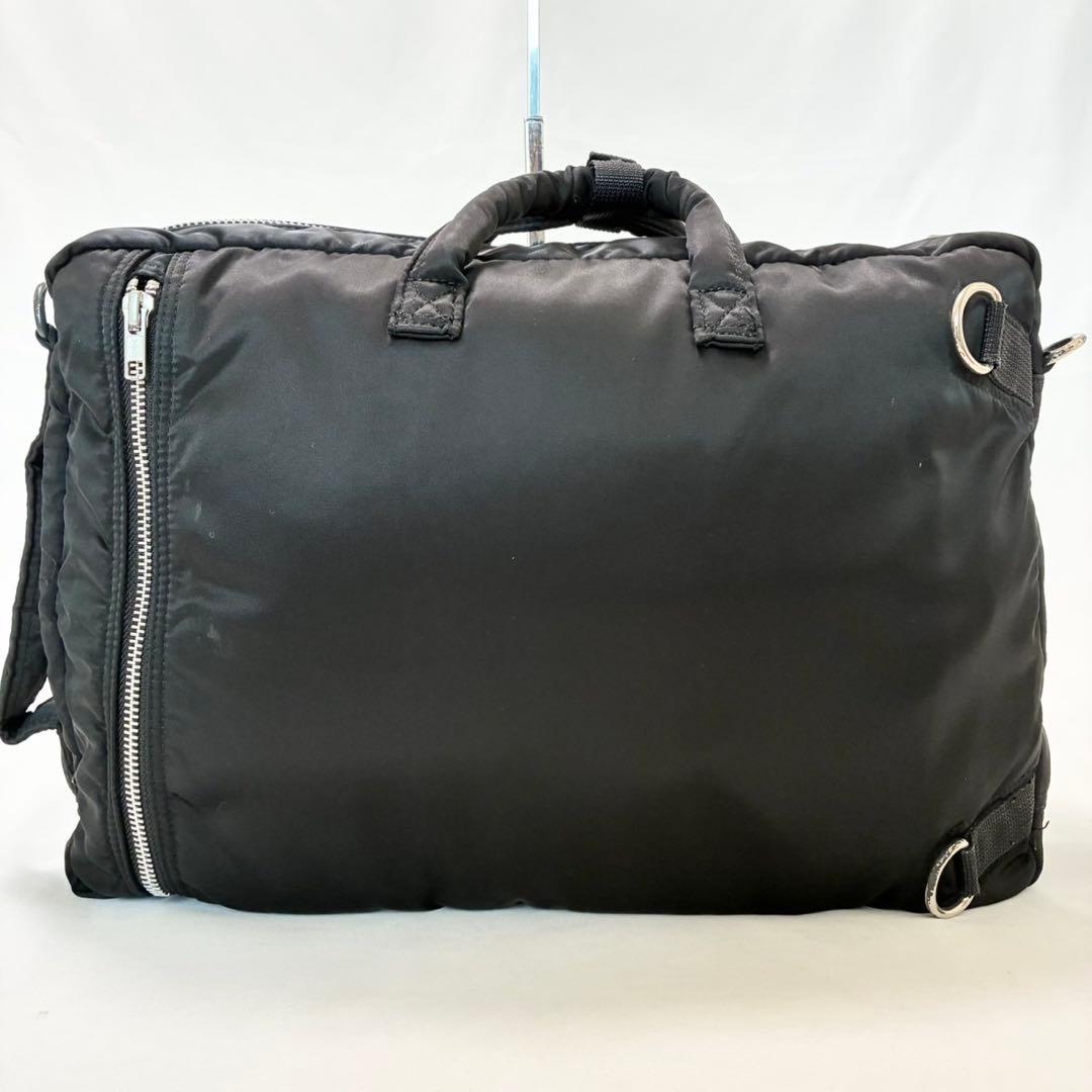 【美品】ポーター タンカー 2way ビジネスバッグ リュック 黒 A4可