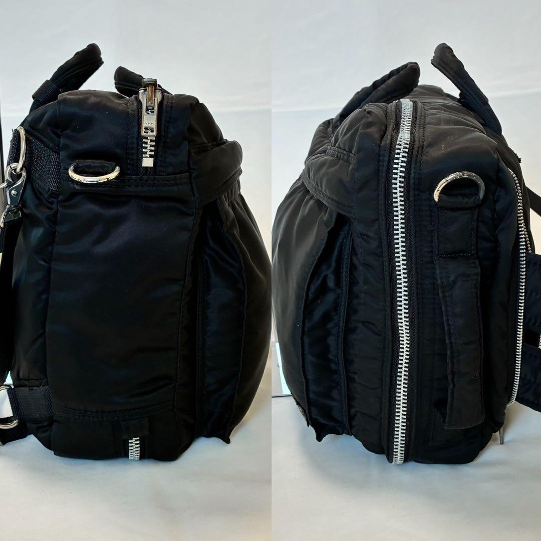 【美品】ポーター タンカー 2way ビジネスバッグ リュック 黒 A4可