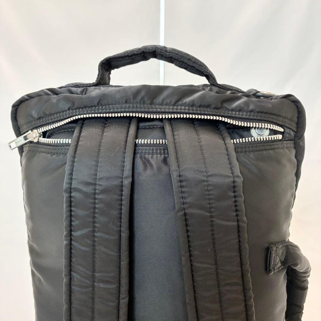 【美品】ポーター タンカー 2way ビジネスバッグ リュック 黒 A4可