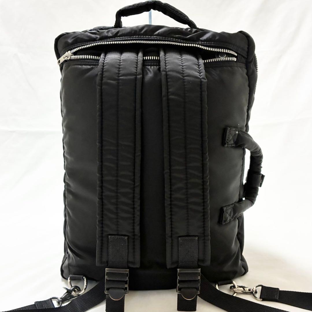 【美品】ポーター タンカー 2way ビジネスバッグ リュック 黒 A4可