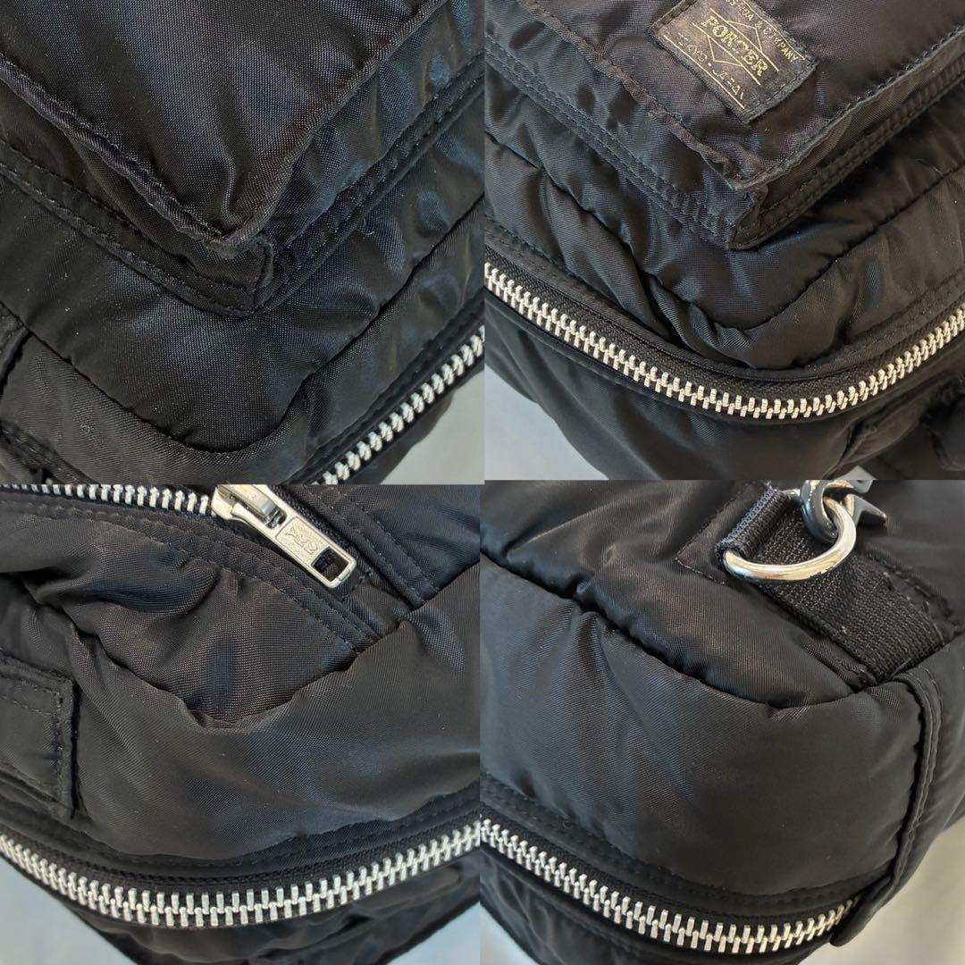 【美品】ポーター タンカー 2way ビジネスバッグ リュック 黒 A4可