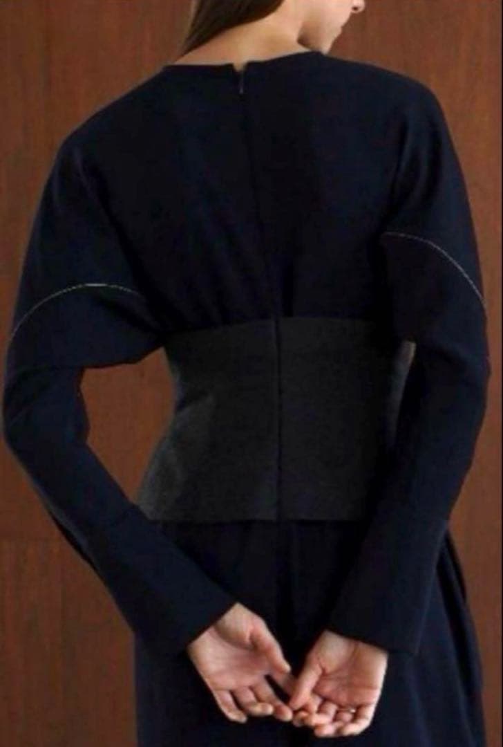 CLANE クラネ　WOOL BUSTIER ALL IN