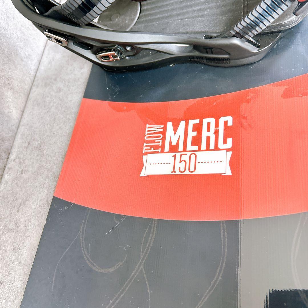 FLOWフロウ150センチ×FLUXバイン2点セット メンズスノーボード