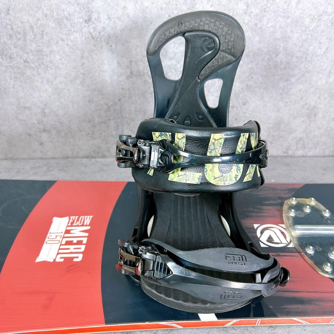 FLOWフロウ150センチ×FLUXバイン2点セット メンズスノーボード