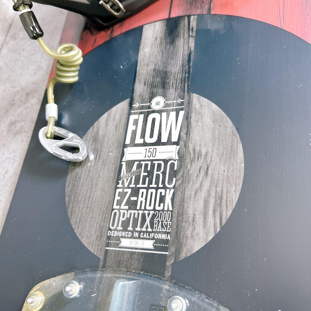 FLOWフロウ150センチ×FLUXバイン2点セット メンズスノーボード