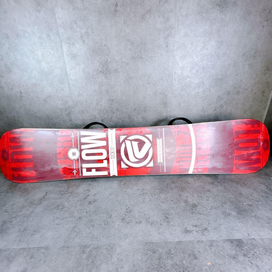 FLOWフロウ150センチ×FLUXバイン2点セット メンズスノーボード