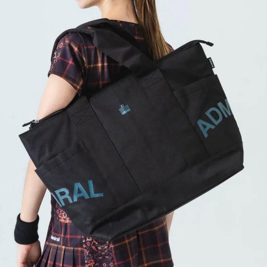 【新品未使用】アドミラル テニスバッグサイドアーチロゴビッグトートバッグ