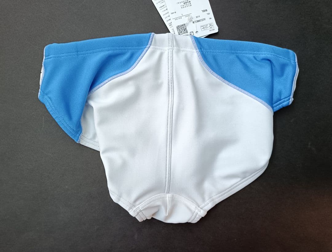 競パン 新作トレーニングリミック Lサイズ AS5SWM32M ブルー・ホワイト