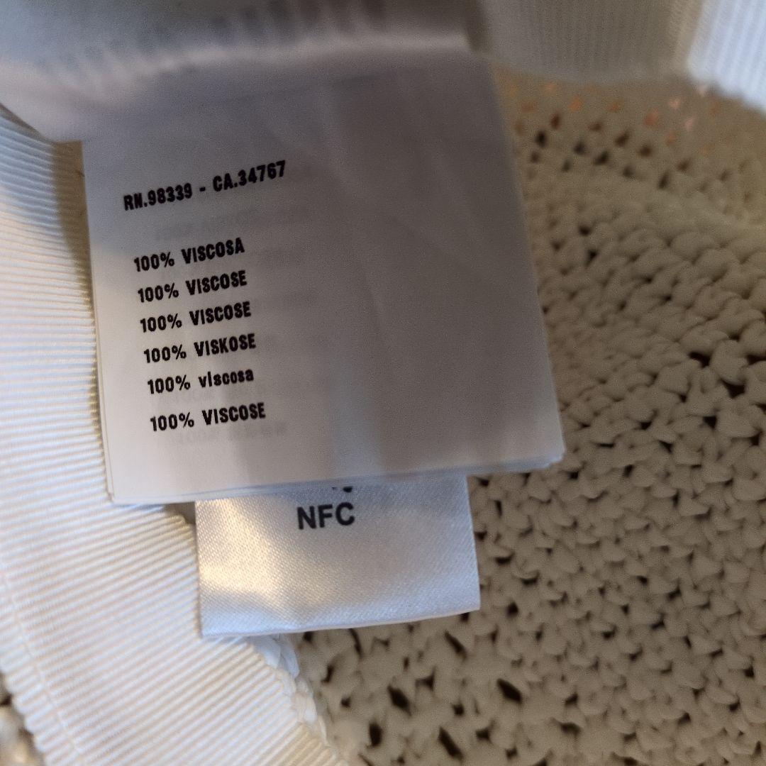 MIU MIU バケットハット ホワイト(Ｌサイズ) ギャランティカード付き