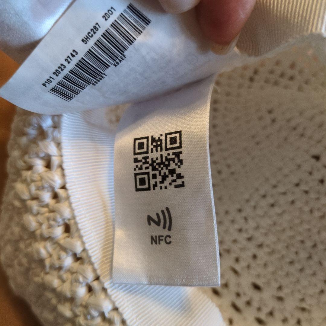 MIU MIU バケットハット ホワイト(Ｌサイズ) ギャランティカード付き