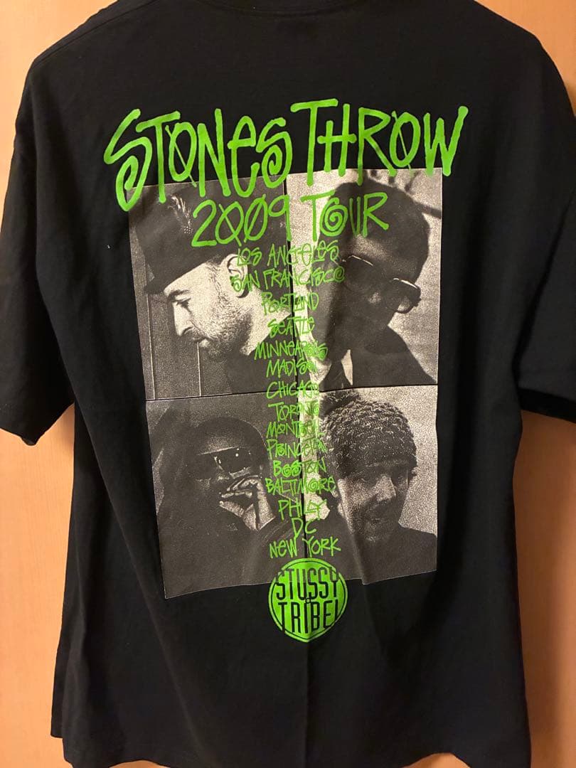 トップス Stussy Stones Throw 2009 Tour XL