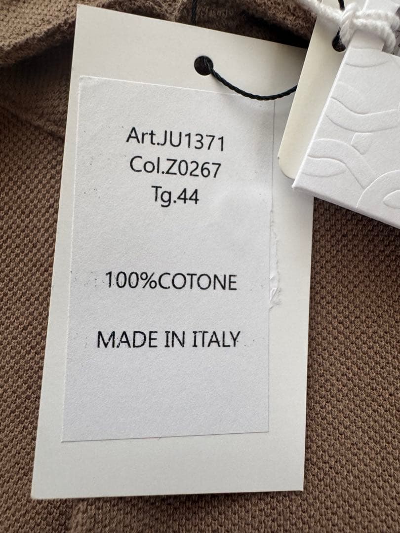 【新品未使用】クルチアー二 鹿の子ポロシャツ