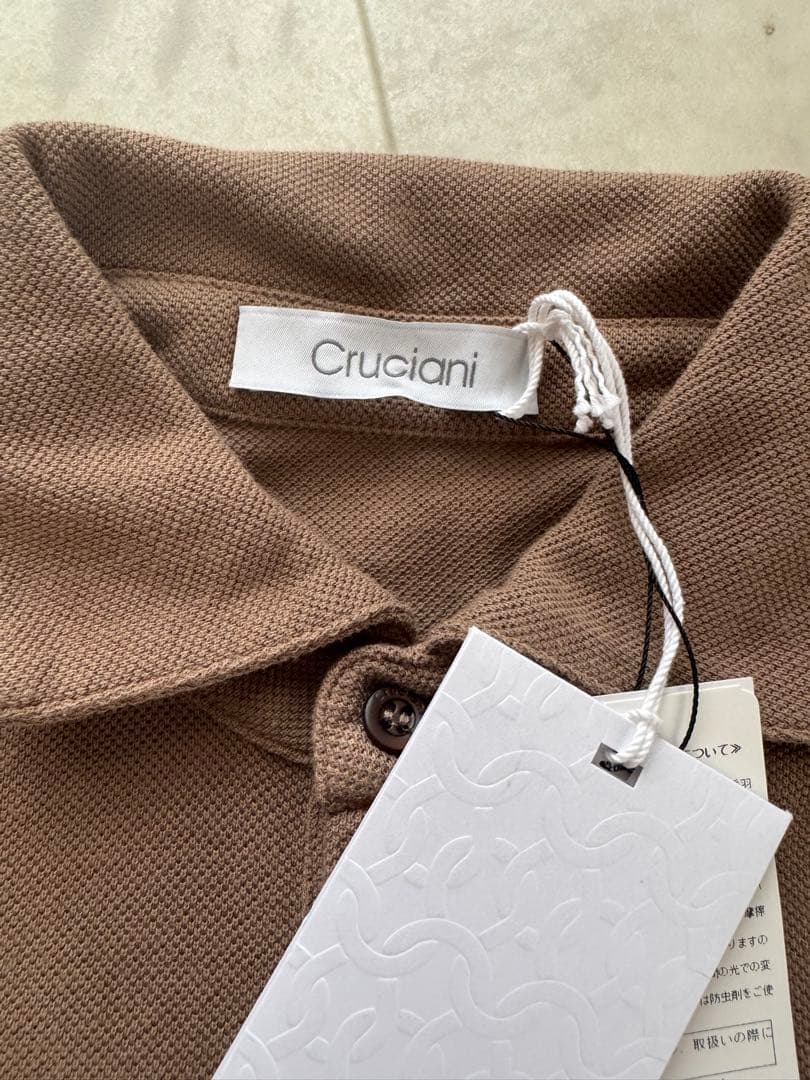 【新品未使用】クルチアー二 鹿の子ポロシャツ