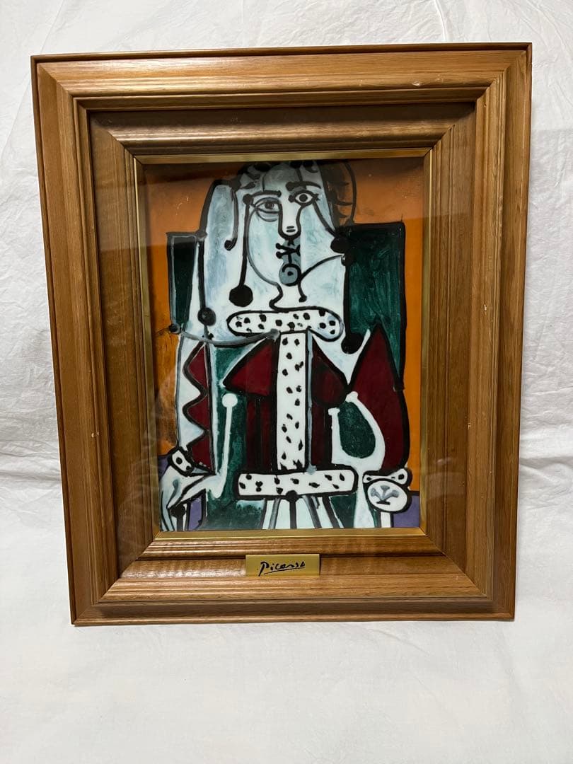 星*様 パブロ・ピカソ Pablo Picasso 陶板画 抽象絵画