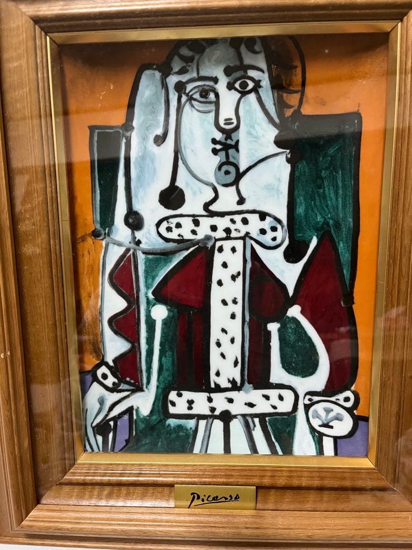 星*様 パブロ・ピカソ Pablo Picasso 陶板画 抽象絵画