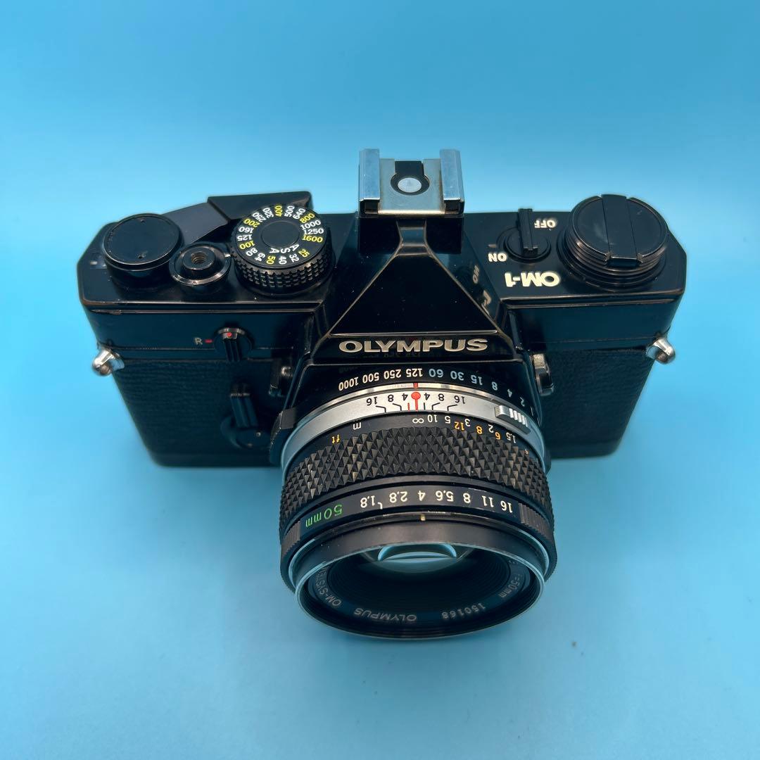 OLYMPUS OM-1 ブラック プリズム新品交換済み‼️フィルム一眼レフカメラ