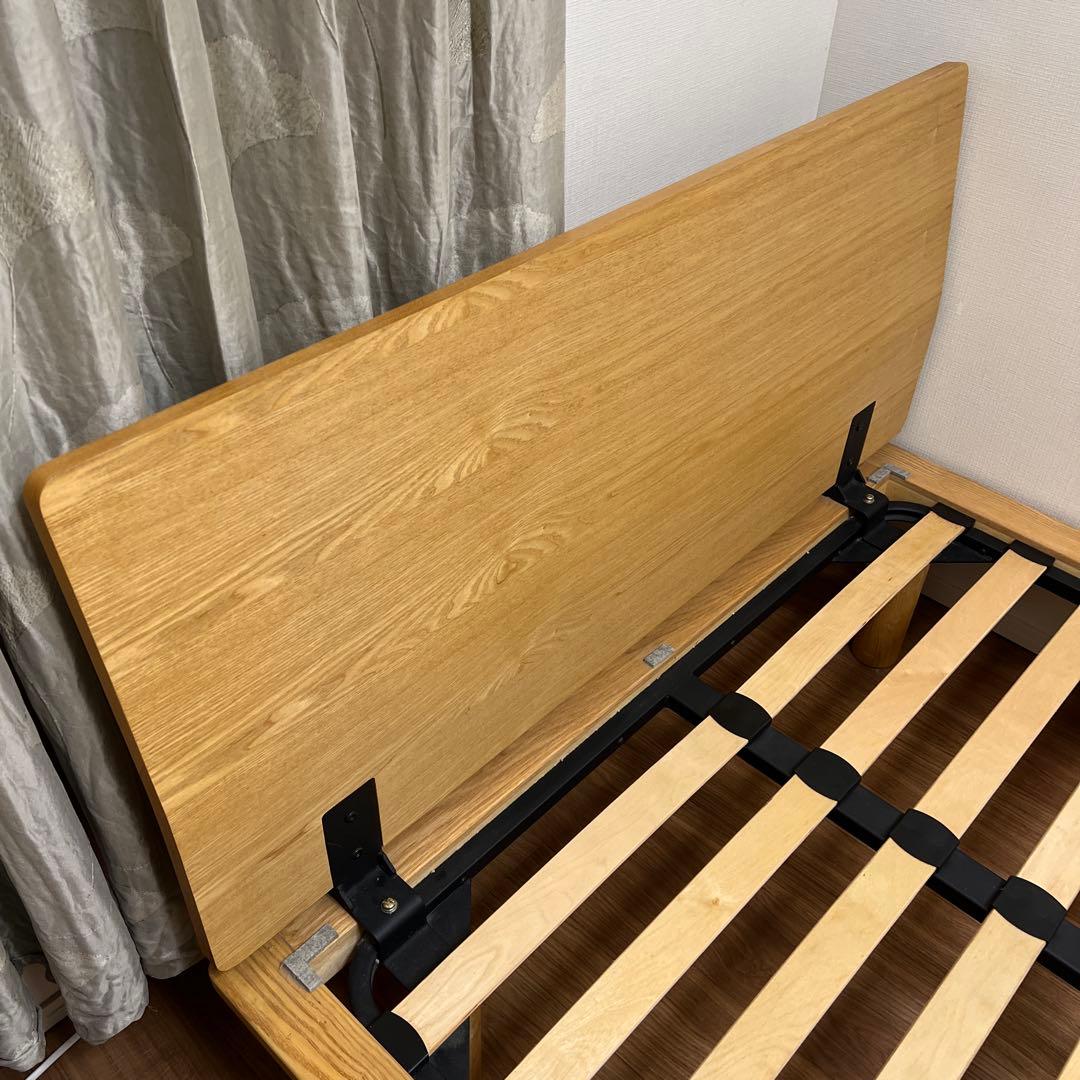 ニ*う様 セミダブルベッドフレーム ナチュラルウッド