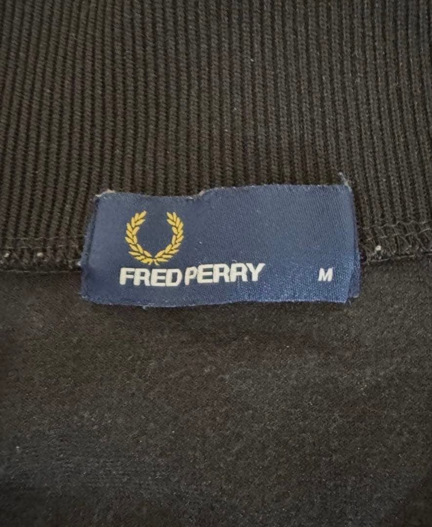 フレッドペリー ベロアジャージ ブラック Mサイズ