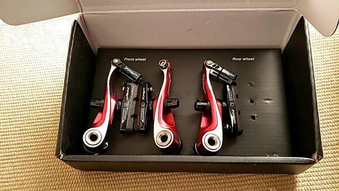 TRP　Mini-V ミニVブレーキ（赤）新品未使用ジャンク品