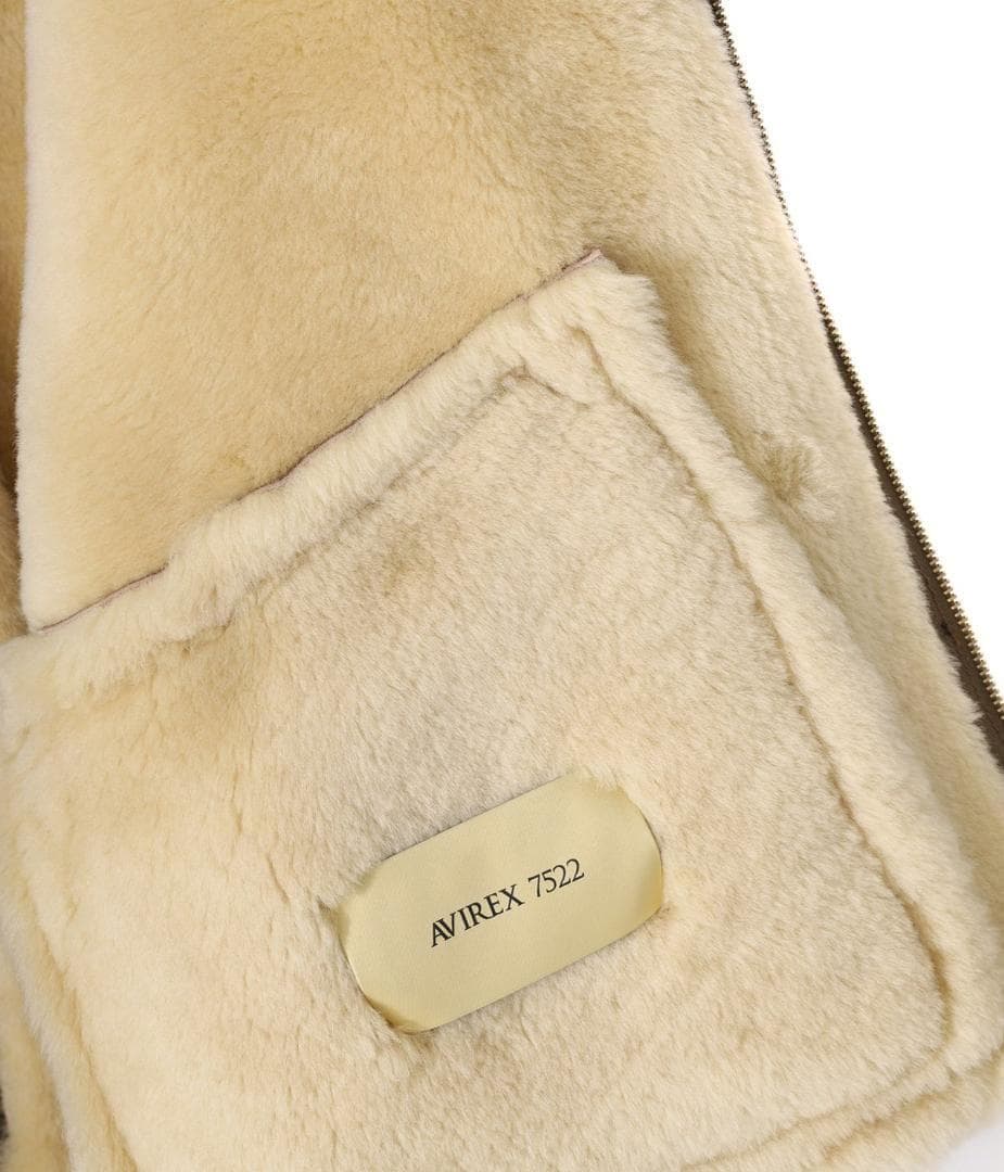 【タイムセール】AVIREX7522 B-6　ブラウン　XL