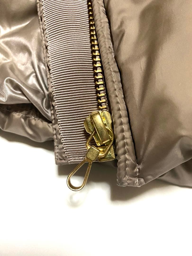 ナノユニバース　西川ダウン　グレージュ　38