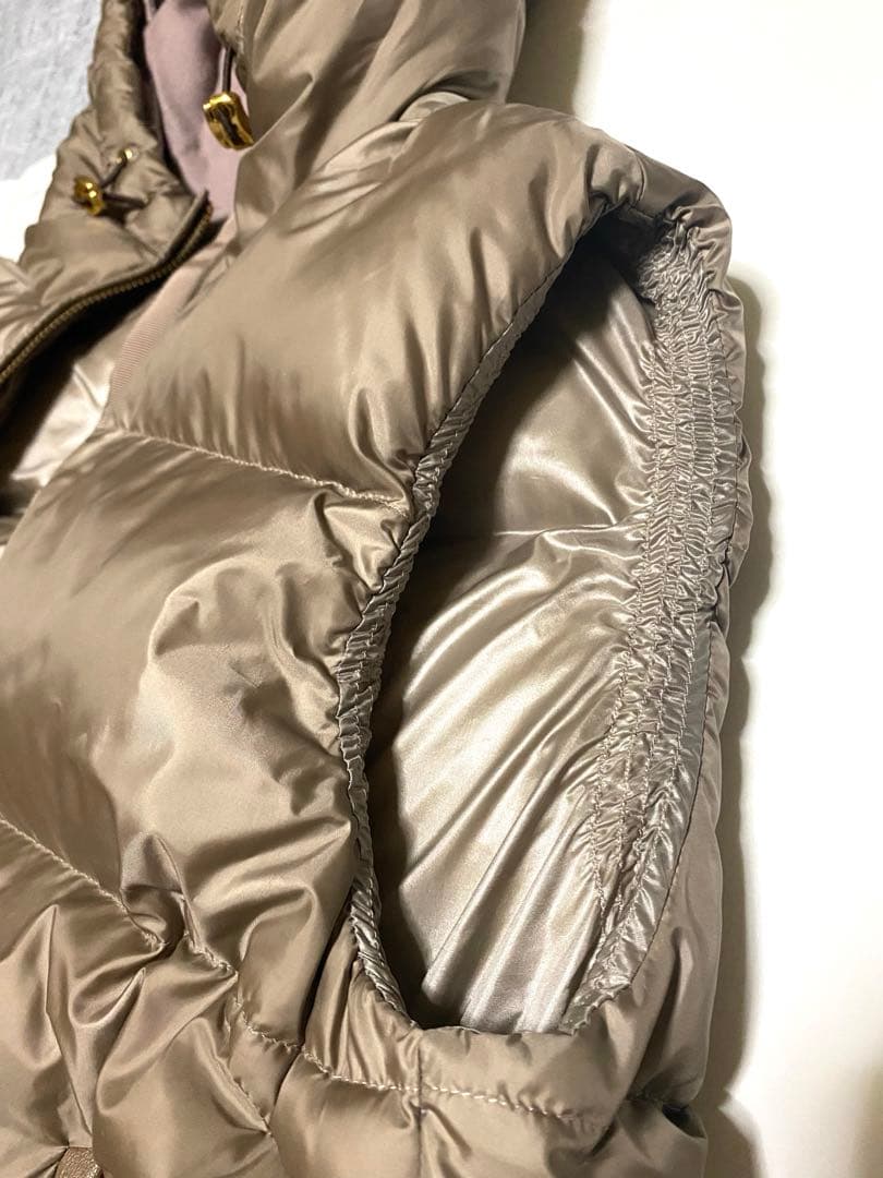 ナノユニバース　西川ダウン　グレージュ　38