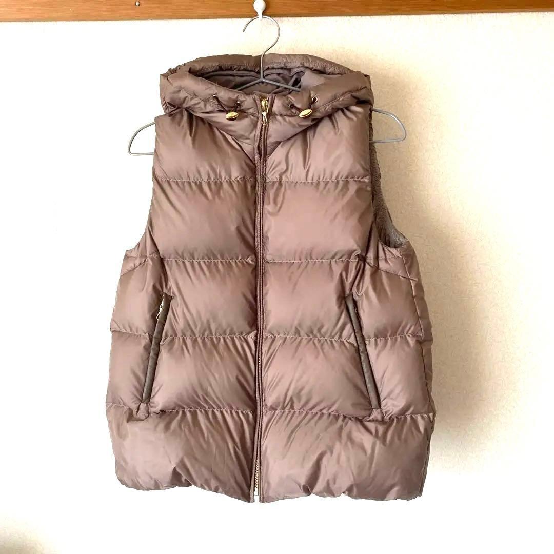 ナノユニバース　西川ダウン　グレージュ　38