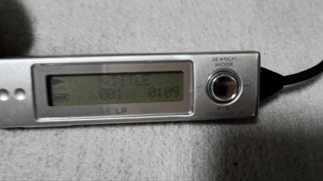 【動作品】KENWOOD DMC-T55 ポータブルMDプレーヤー ブラック