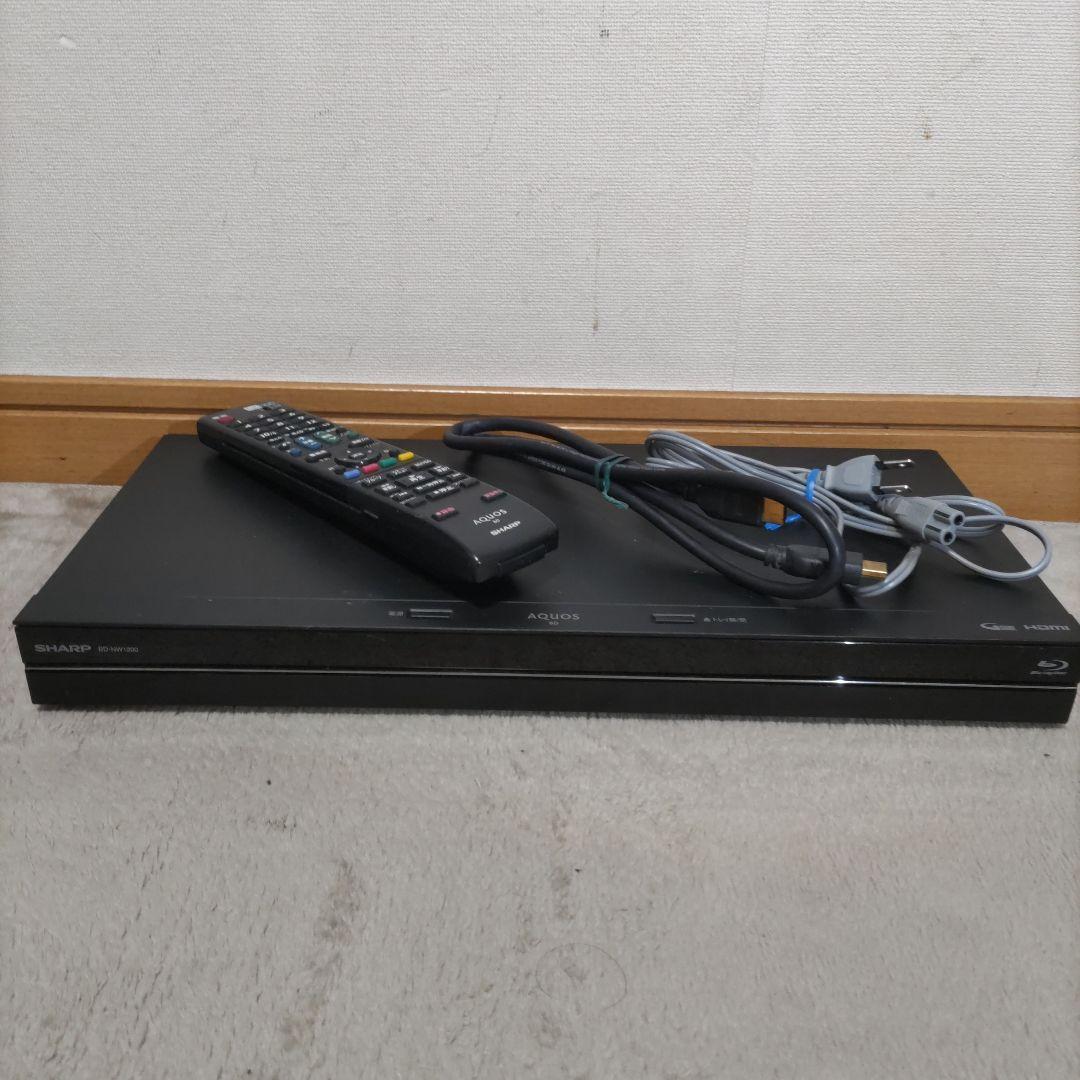 SHARP AQUOS ブルーレイレコーダー　BD−NW1200 　動作確認済
